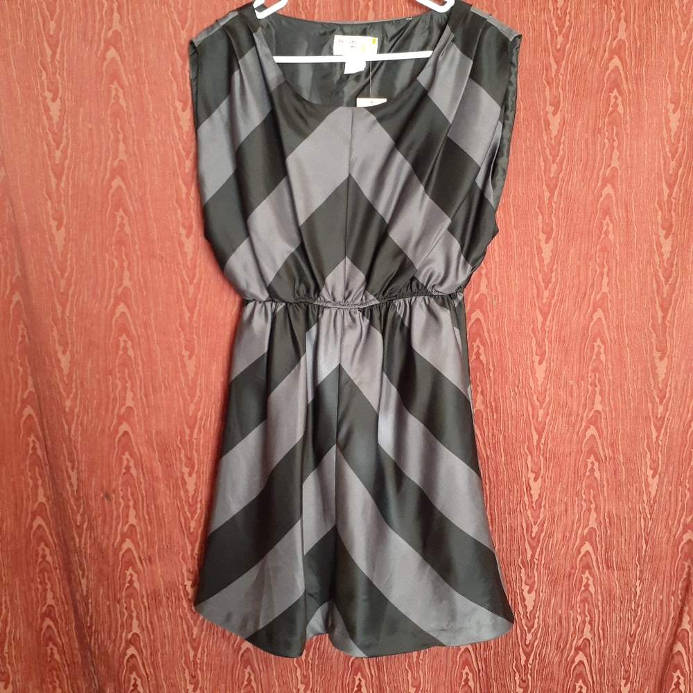 PAISLEY & IVY FRANCESCA'S BLACK AND SILVER WOMEN'S DRESS SIZE M NWOT